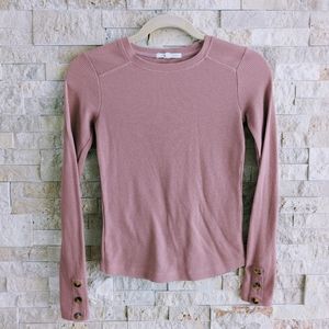 Copper Key waffle knit long sleeve XS